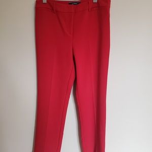 Red dress pants